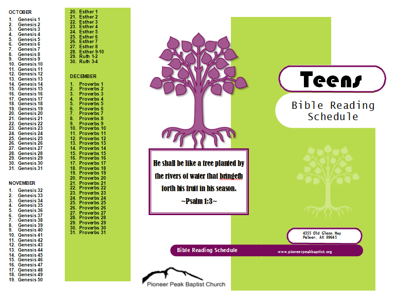 bible study plans for teens